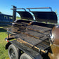 Double Axle 500 gallon offset smoker