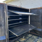 Single Axle industrial cabinet style pellet smoker