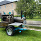 Single Axle 120 Gallon Reverse Flow Smoker